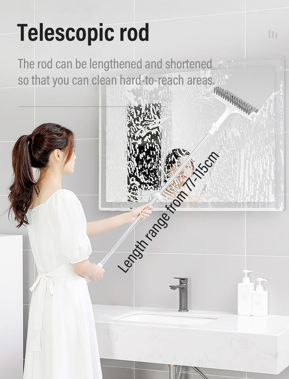 Telescopic Double-sided Floor Brush-3